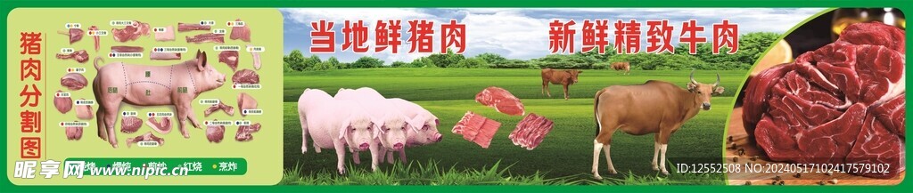 新鲜猪肉