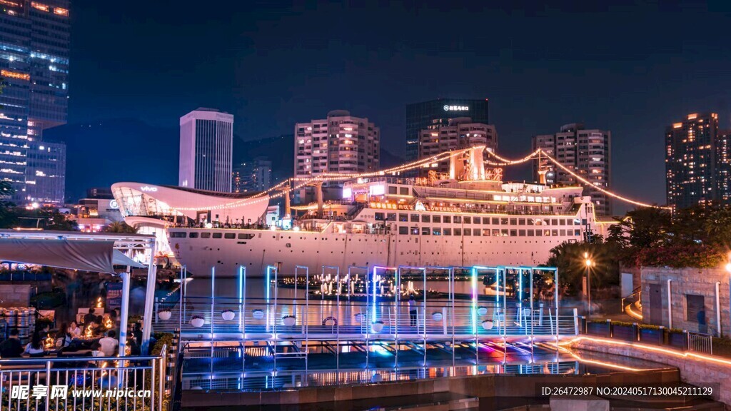 深圳海上世界夜景旅游景点