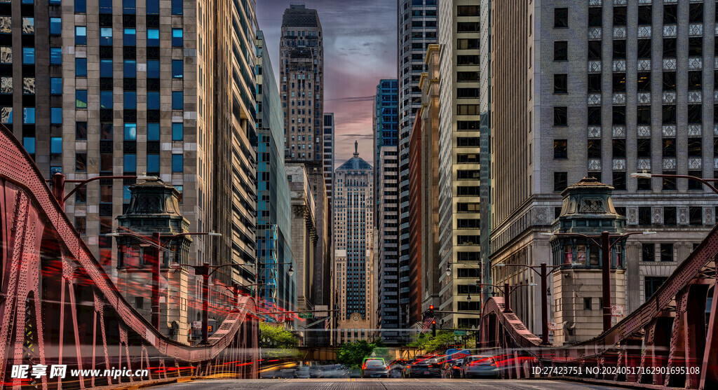 芝加哥城市街道