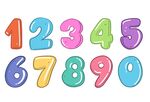 彩色数字