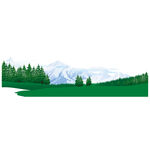 草原雪山图高清