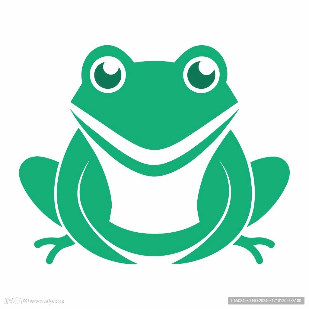 青蛙简约logo设计