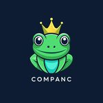 青蛙头像的公司logo设计