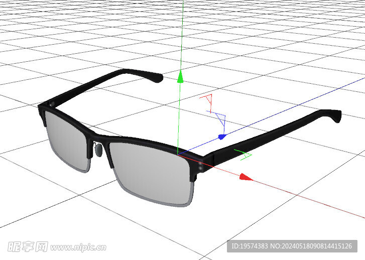 C4D模型 眼镜