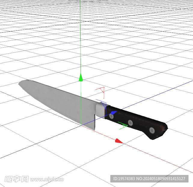 C4D模型 菜刀