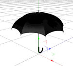 C4D模型 雨伞