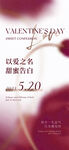 浪漫温馨520情人节海报