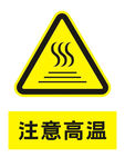 注意高温海报