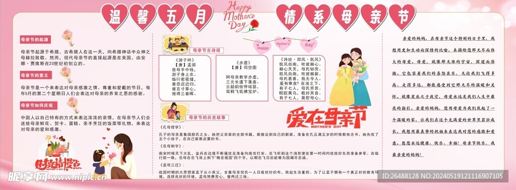 母亲节kt板