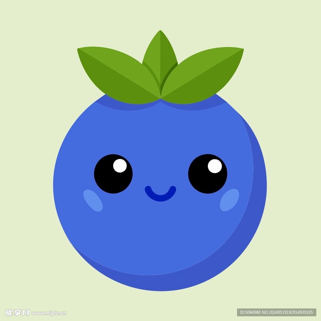 可爱的蓝莓头像