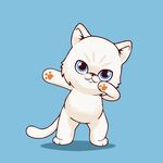 可爱猫咪矢量卡通插画
