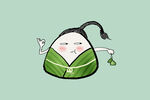 手绘趣味粽子