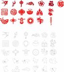 简约剪纸画面