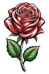 木雕风格玫瑰