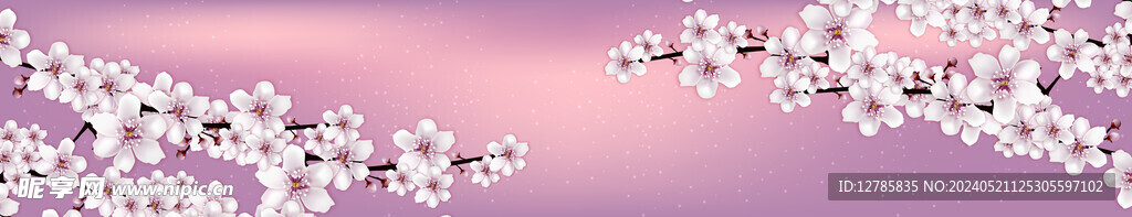 桃花桌布