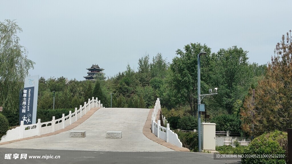 公园怡人风景