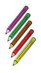 铅笔彩色铅笔彩铅文具工具写字 