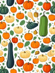 蔬菜卡通图案