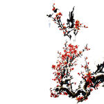 水墨花卉