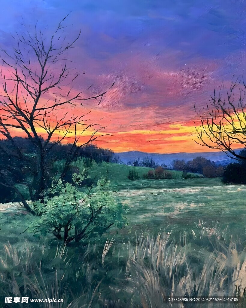 欧式风景油画