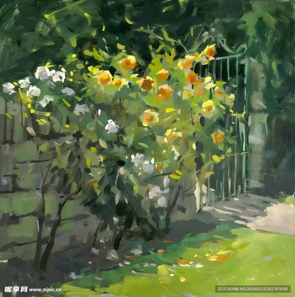 风光油画