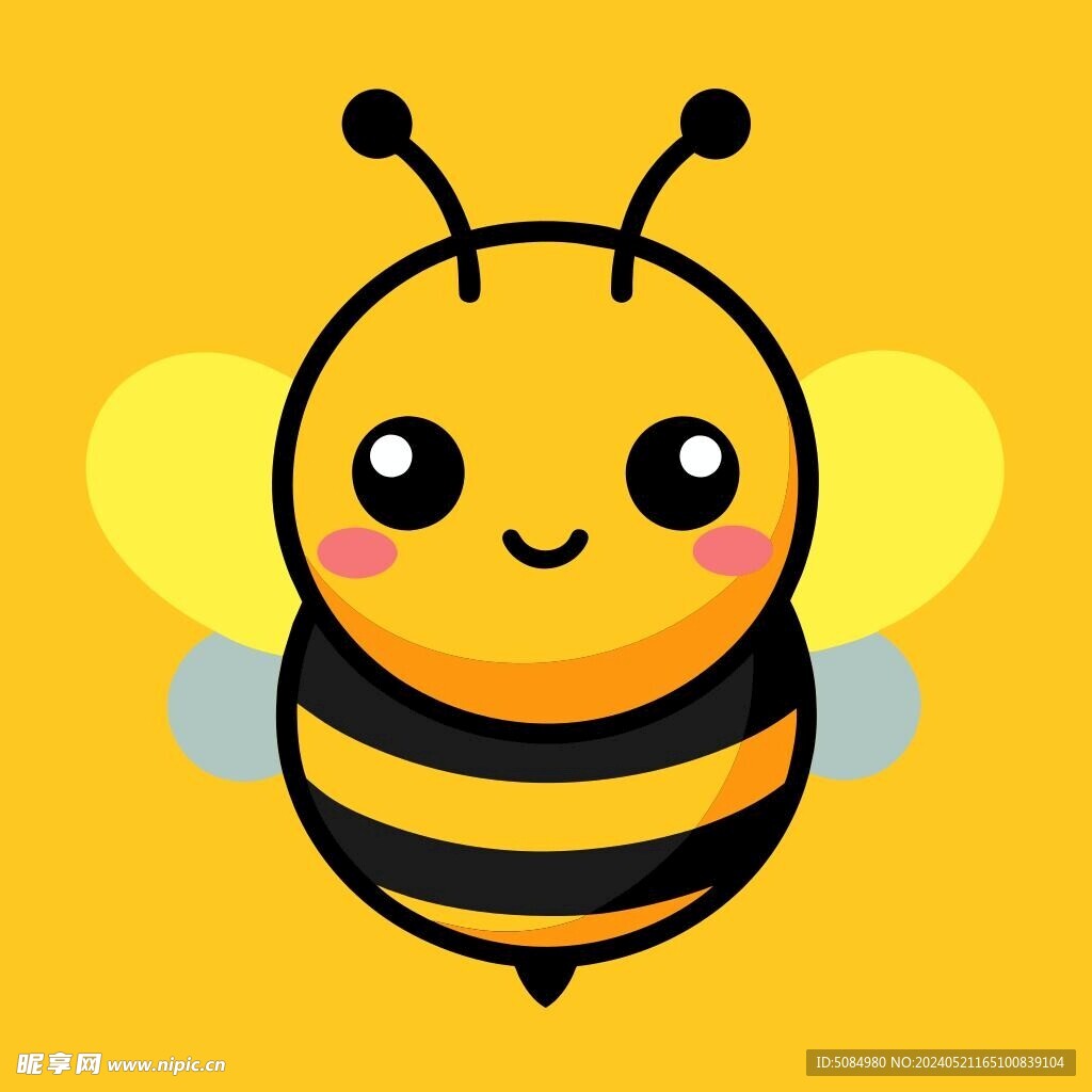 可爱的蜜蜂头像
