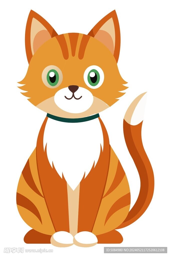 猫矢量插图图标