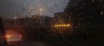 下雨天车窗外 