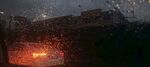 下雨天车窗外