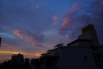 城市夕阳