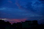 城市夕阳