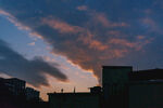 城市夕阳