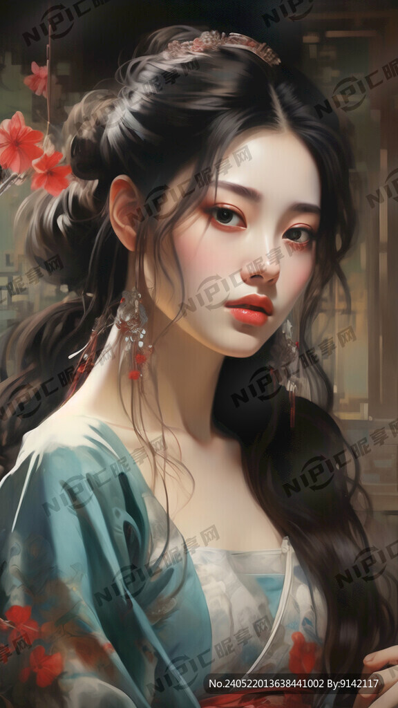 生成一张美女的图片