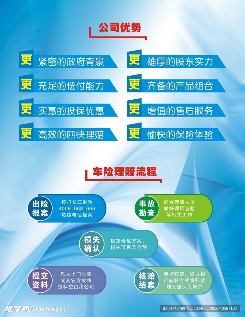 保险公司海报