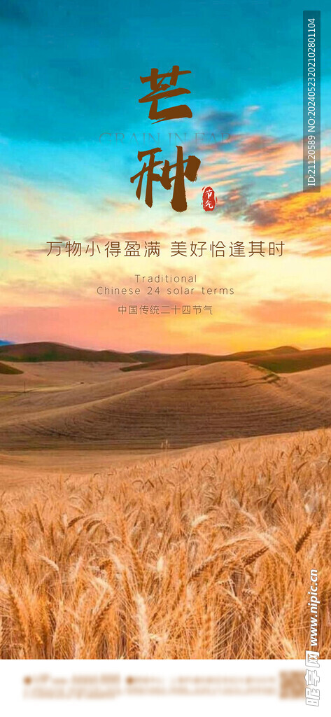 芒种 节气海报