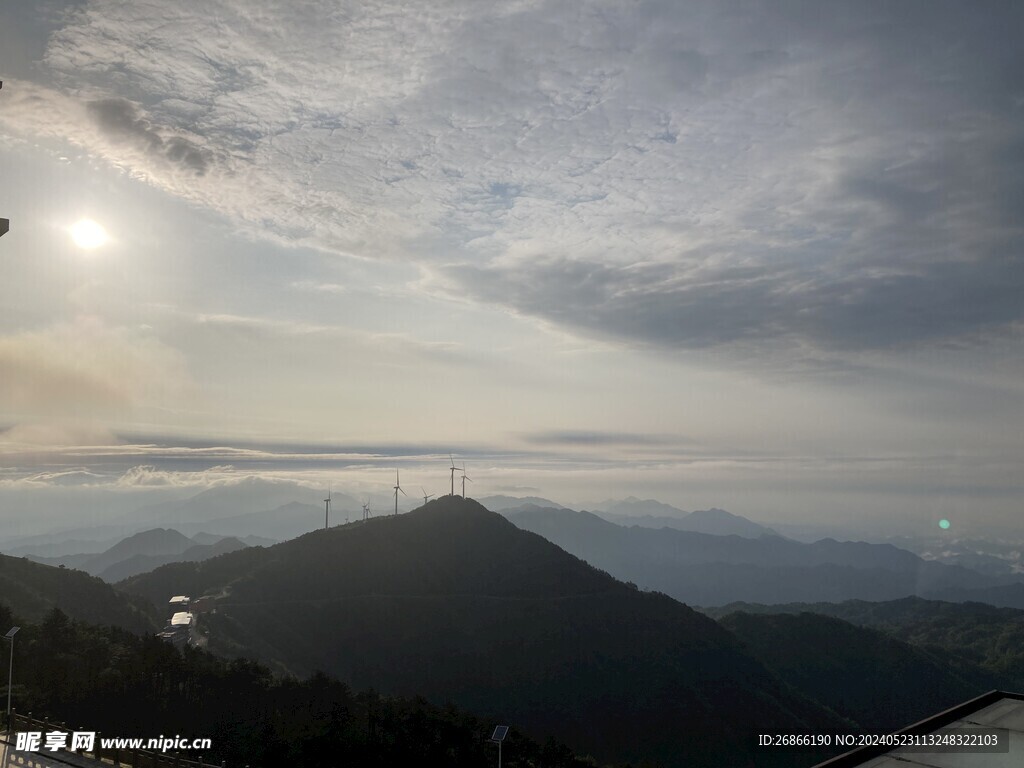 咸宁 九宫山 山顶 