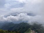 九宫山 山顶 远望群山