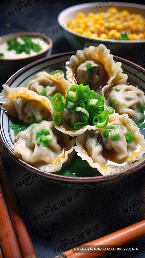 玉米鲜肉馄饨