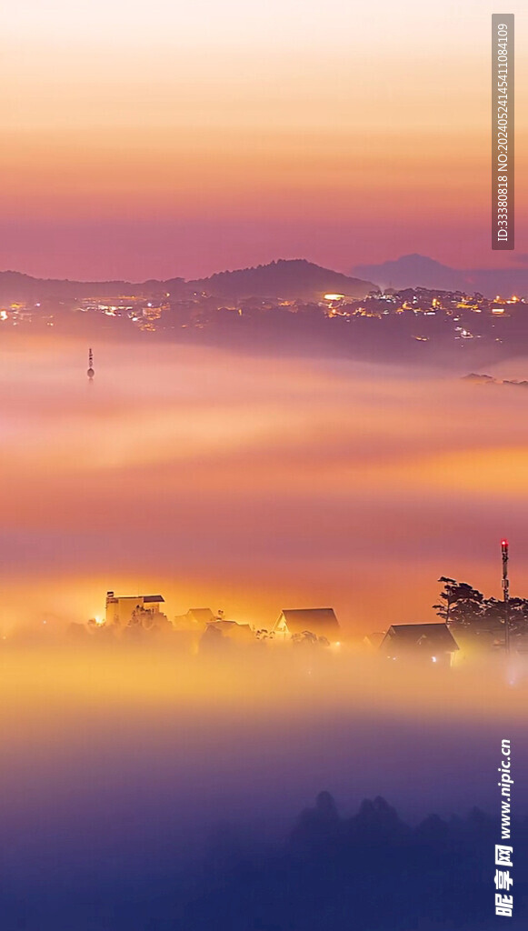 高清治愈山水风景拍摄竖屏素材