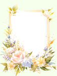 花卉边框