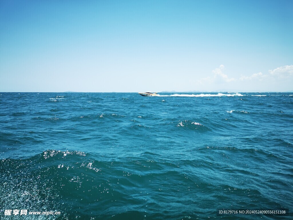 大海海浪蓝色