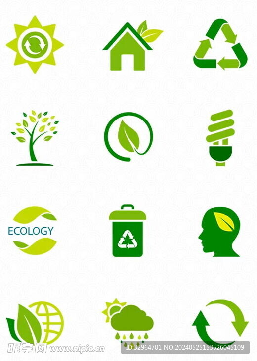 绿色科技环保 图标