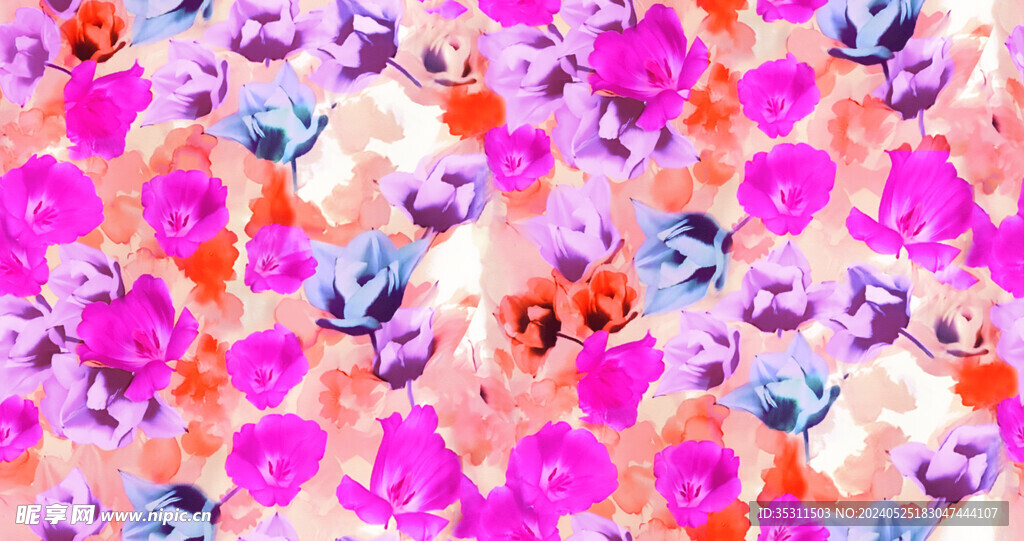 手绘花