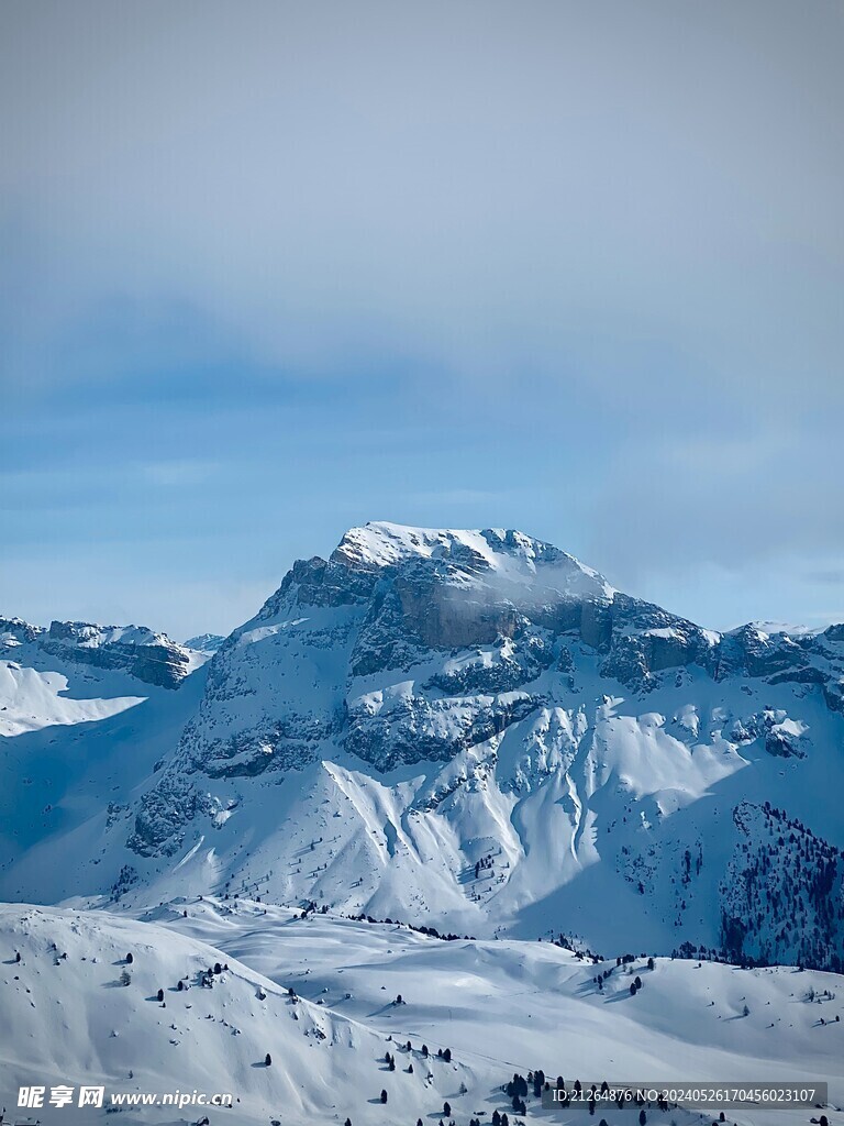 雪山雪景照片