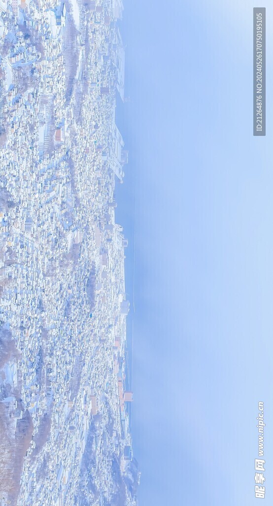 白茫茫的雪地