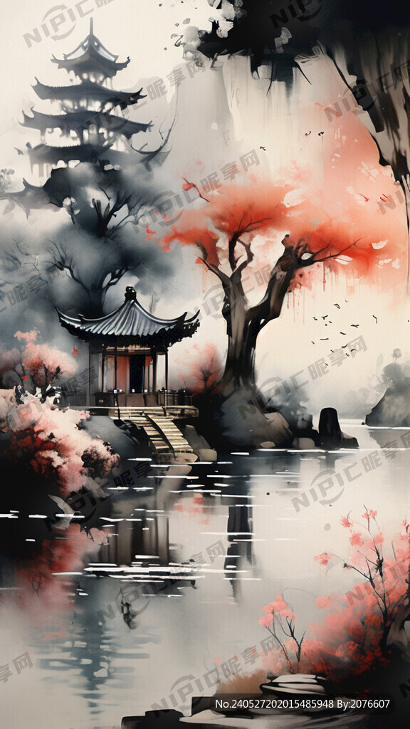 中国风 高雅浪漫的背景图