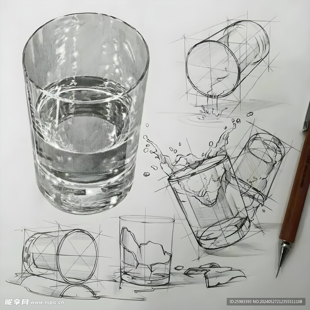 素描 