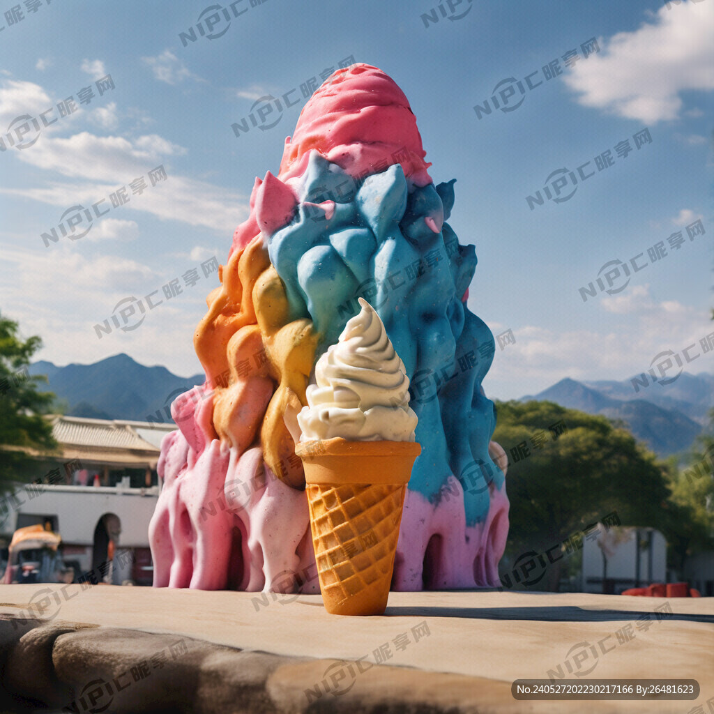 象山景区网红雪糕