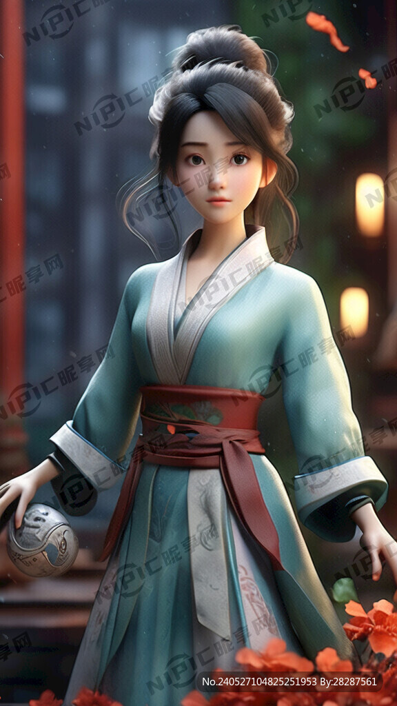 小龙女 女性 上班族 古风