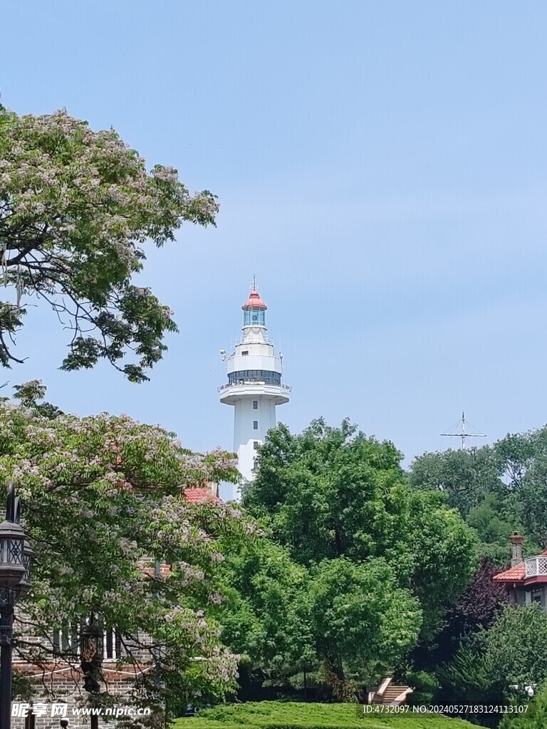 烟台山 灯塔